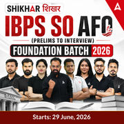 Shikhar शिखर IBPS SO AFO (Prelims to Interview) Foundation Batch For 2026 Exams with eBook and TestSeries videos and | Online Live Classes By Adda247